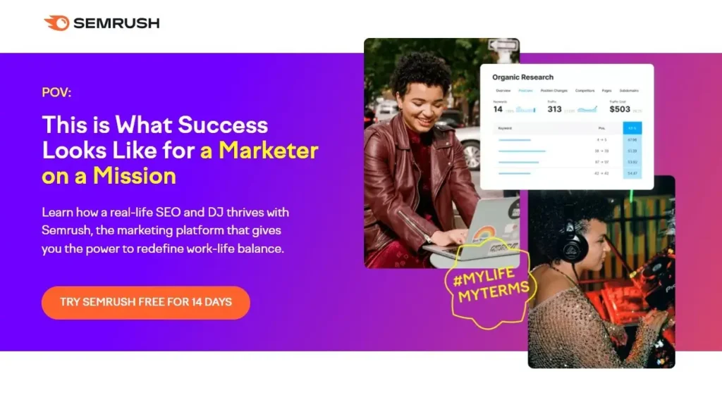 SREMrush Landing Page