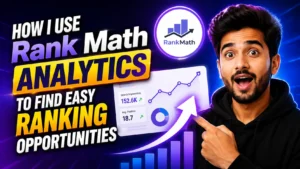 How I Use Rank Math Analytics to Find Easy Ranking Opportunities